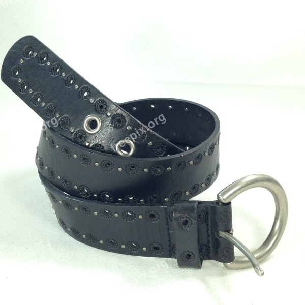 Belt Leather Studded Rivets Studs