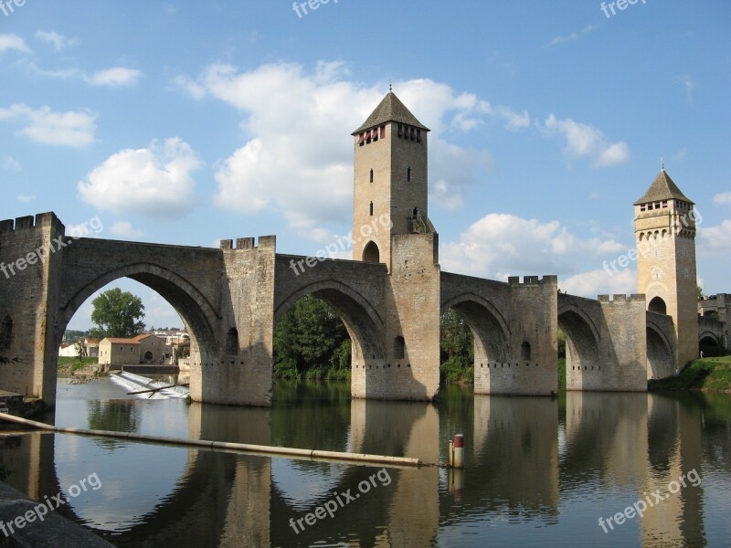 Bridge Valentré Lot Cahors France