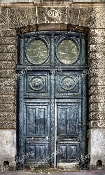 Door Dirty Old Abandoned Lille