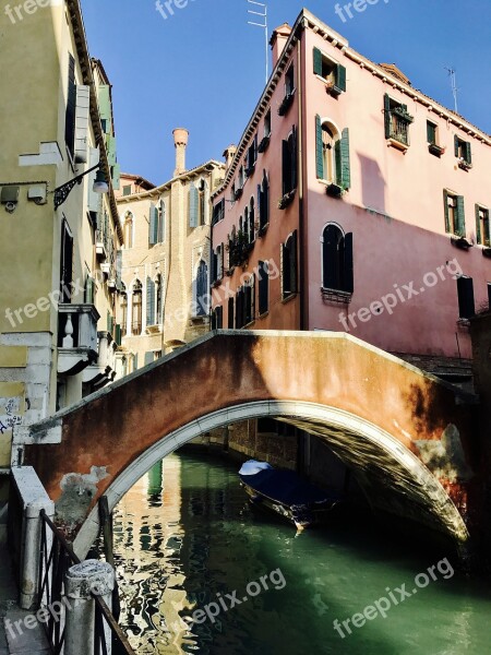 Venice Bridge Of Venice Venice River Free Photos