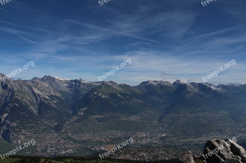 Mountains Alpine Switzerland Shield Snow