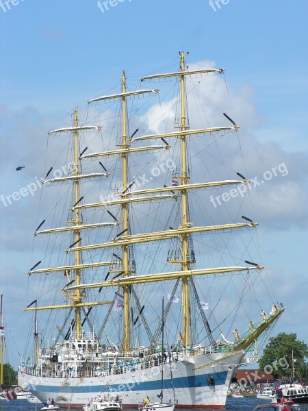 Sail Ship Sailing Boat Amsterdam Boats