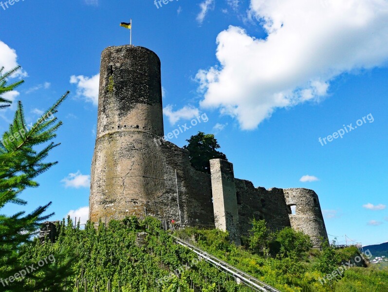 Bernkastel Castle Landshut Mosel Sachsen