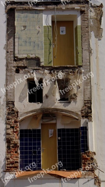 House Ruin Demolition Earthquake Old Houses