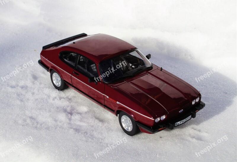 Model Car Ford Capri Model Auto