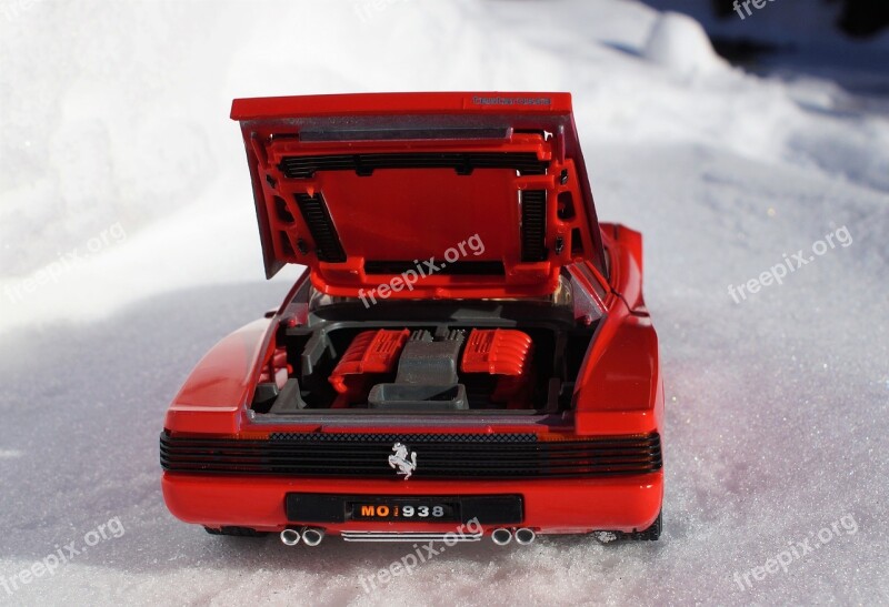 Model Car Ferrari Testarossa Speed Italy