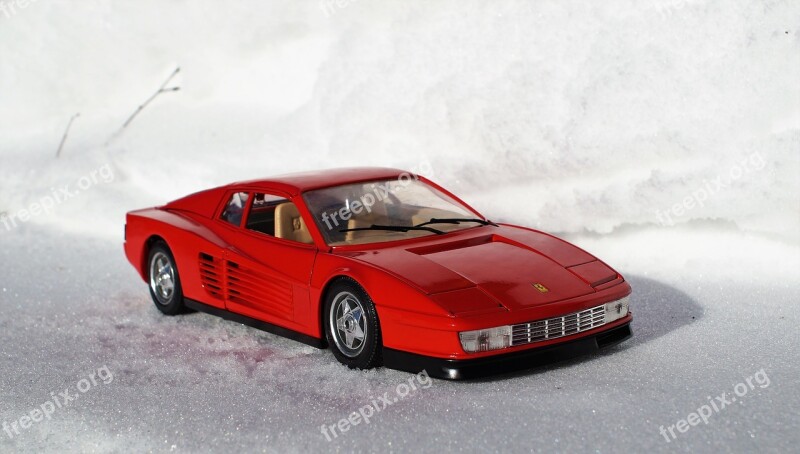 Model Car Ferrari Testarossa Speed Italy