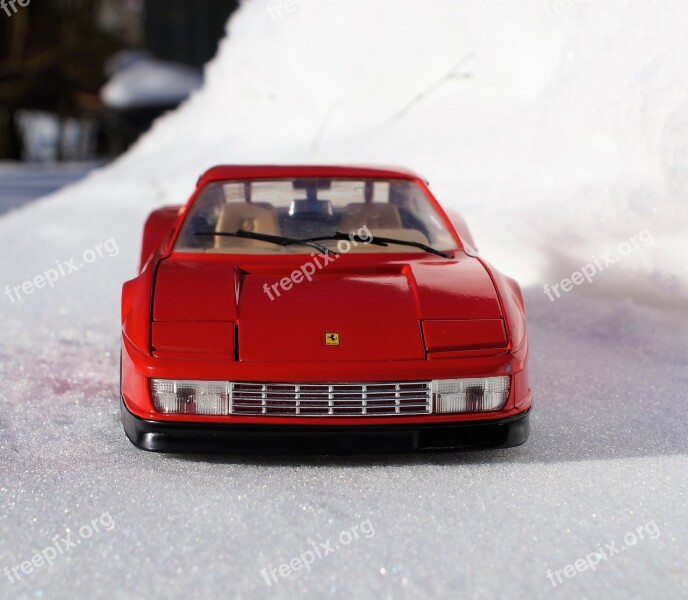 Model Car Ferrari Testarossa Speed Italy