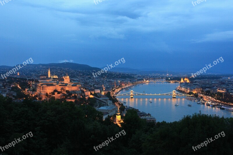 Budapest Hungary Architecture River Castle