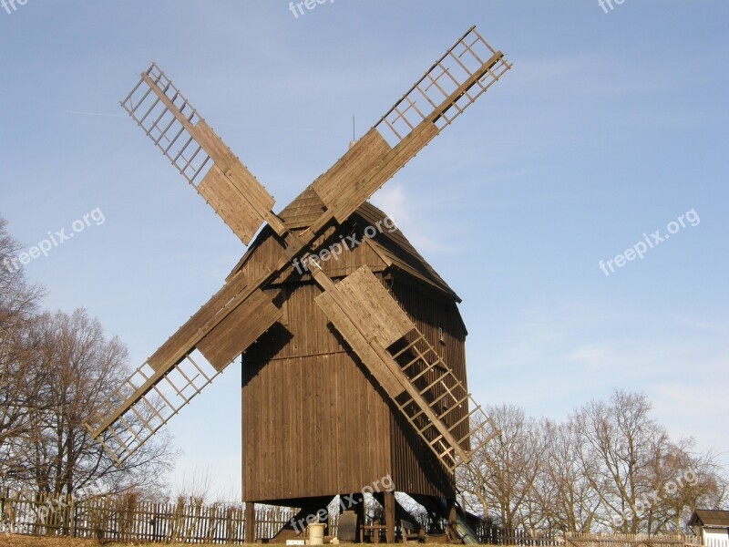 Windmill Post Mill Wind Wind Power Mill