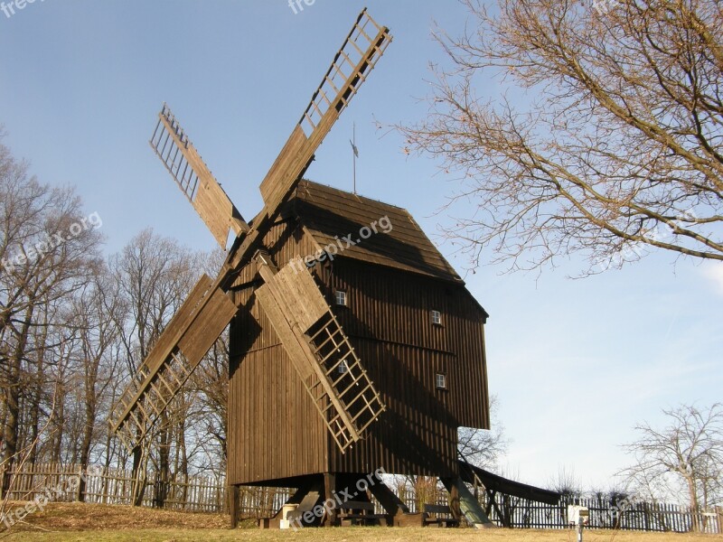 Windmill Post Mill Wind Mill Historically