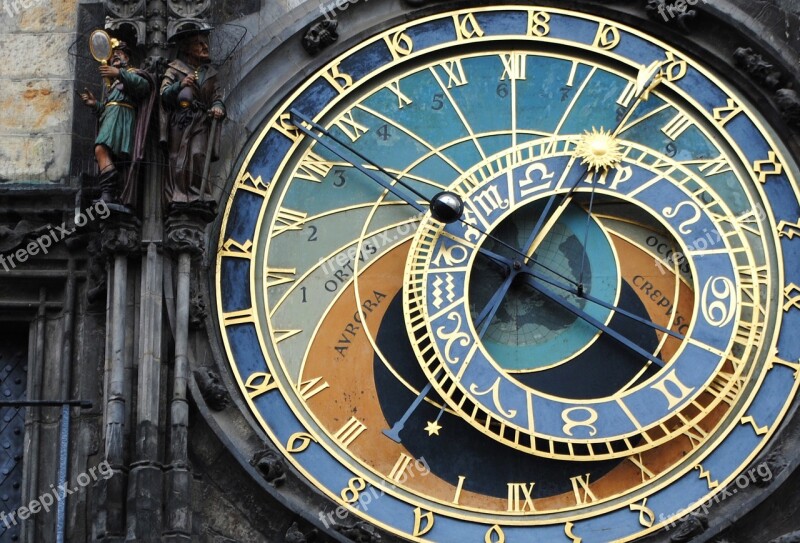 Czech Republic Prague Town Hall Storm Clock Astronomical Clock