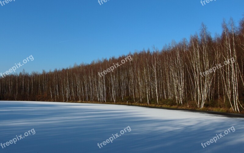 Lake Frozen Lake Frozen Winter Ice