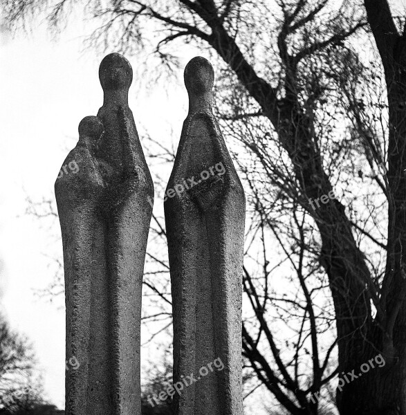 Statue Stone Sculpture Old Culture