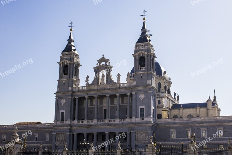 Almudena Cathedral Royal Palace Church Temple Christianity