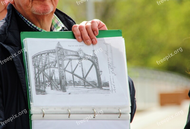 Pencil Drawing Dortmund Hörde Bridge Drawing