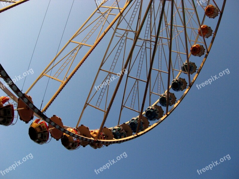 Ferris Wheel Funfair Fun Fun Park High