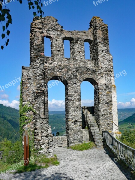 Traben-trabach Grevenburg Mosel Sachsen Germany