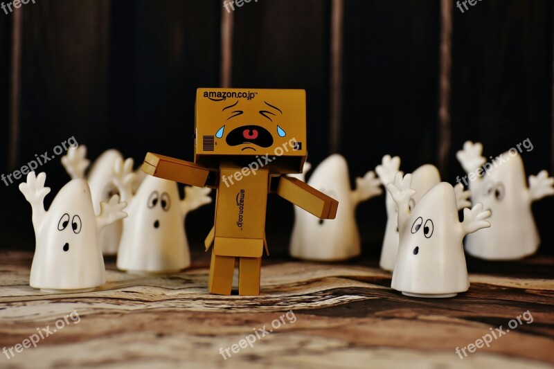 Ghost Danbo Fear Cry Run Away