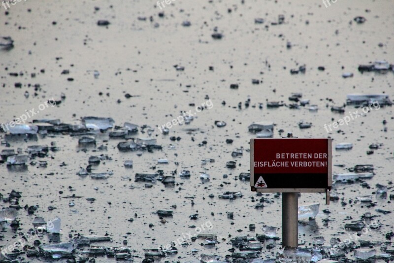 Trespassing Ice Lake Frozen Phoenix Lake