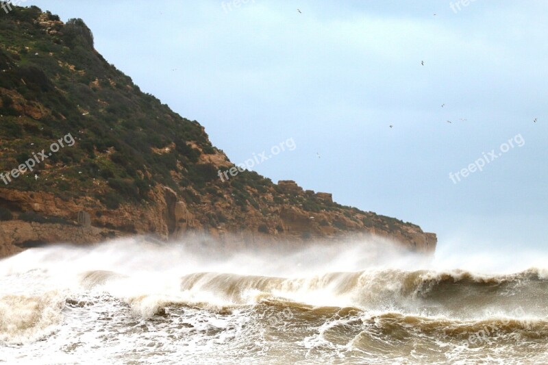 Sea Temporary Javea Barrack Beach Waves