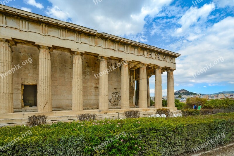 Hephaestus Athens Greek Greece Temple