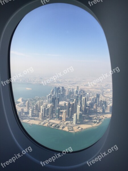 Travel Middle East Qatar Cityscape View