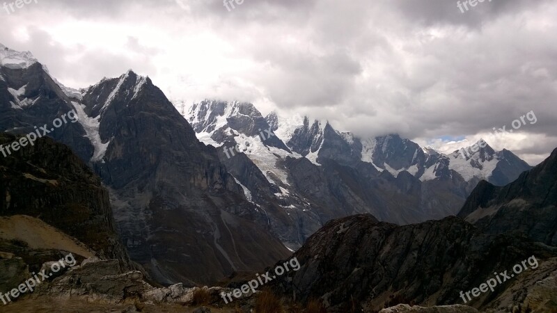 Cordillera Huayhuas The Andes Free Photos