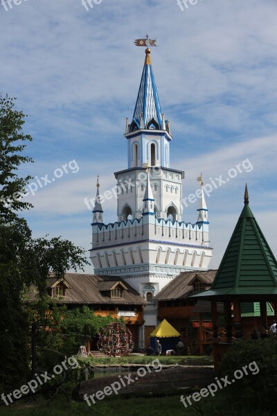 Tower The Izmailovo Kremlin Fortress Architecture Russian Architecture