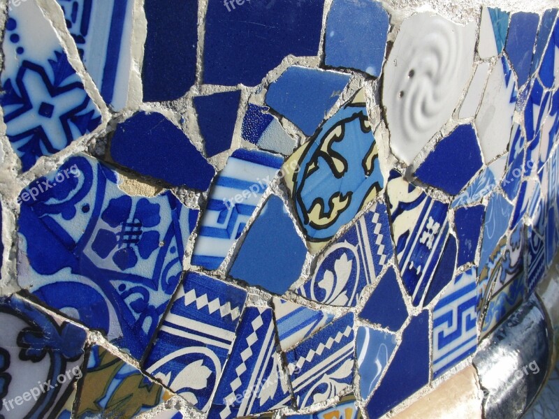 Tiles Pattern Fun Barcelona Guell