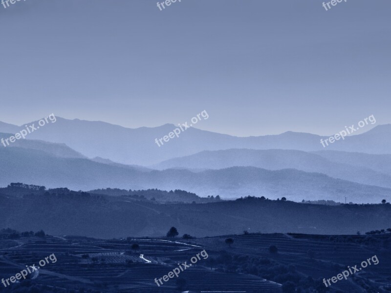 Mountains Horizon Layers Landscape Free Photos