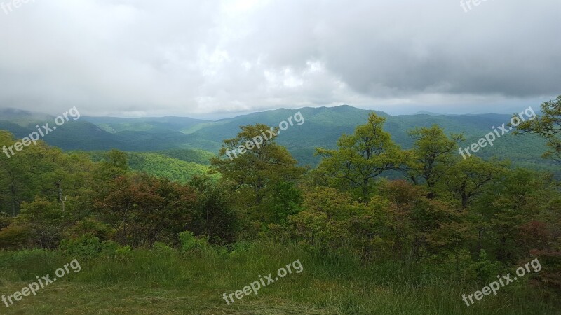 Mountain Clouds Nature Landscape Sky