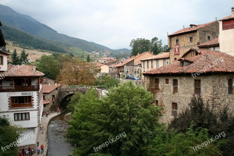 Potes Cantabria Spain Old Medieval