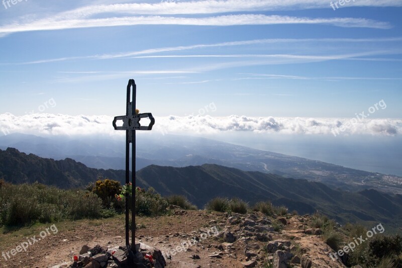 Marbella Cruz Del Juanar Malaga Spain Mountain