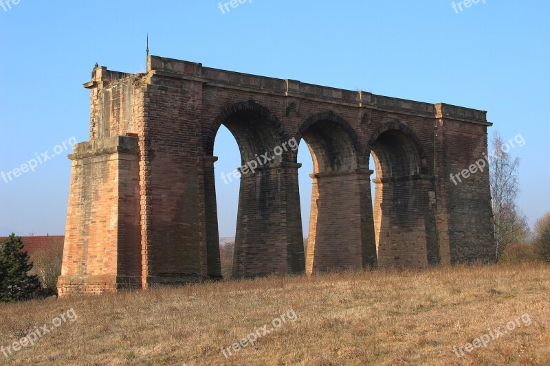 Bahnbrücke Old Lapsed Ruin Decay