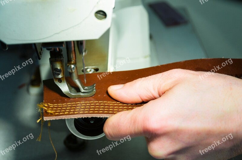 Sewing Machine Manual Work Skin Artisan Leather Goods