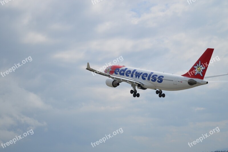 Airbus Travel Aircraft Edelweiss Sky