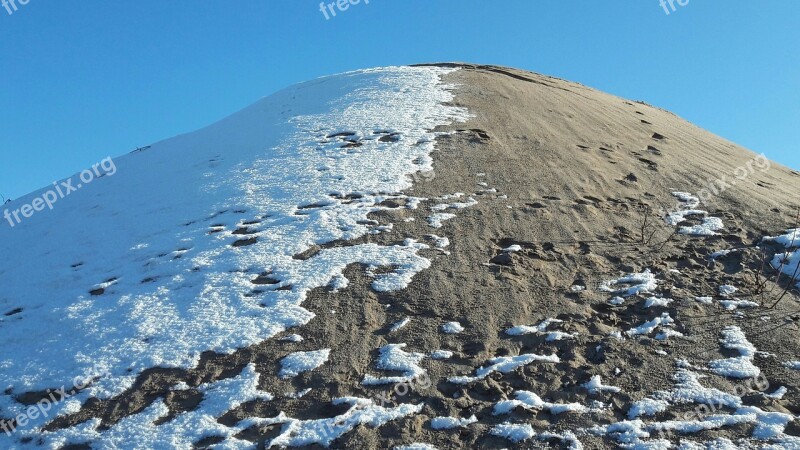 Dune Snow Sand Contrast Snowy