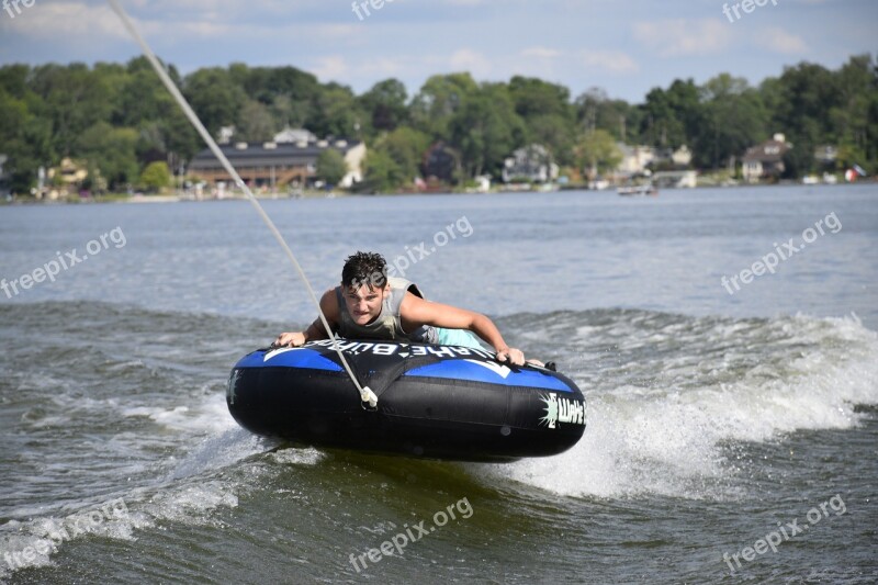 Boating Water Tube Vacation Free Photos