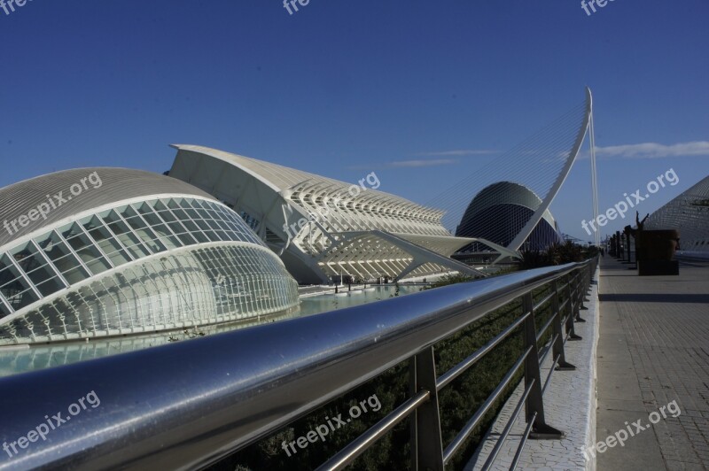 Hemisfèric Valencia City ​​arts And Sciences Turia River Architecture