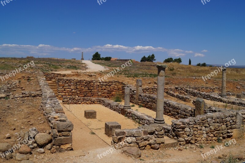 Numancia Roman Remains Archeology Ancient Civilizations Free Photos