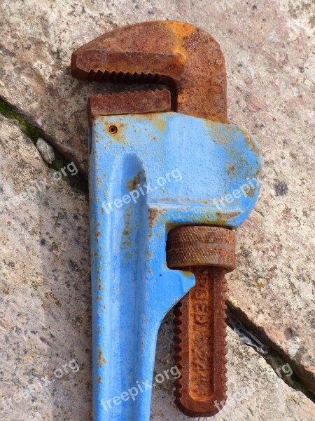 Tool Key Stilson Wrench Rusty Free Photos