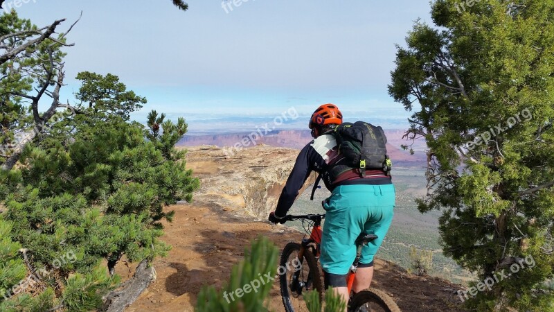 Mountain Biking Adventure Moab Utah Red Rocks