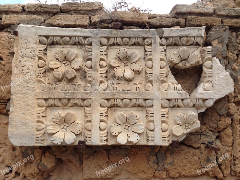 Tunisia Ornament Stone Thread Ancient Rome