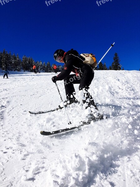 Skiing Winter Snow January Austria