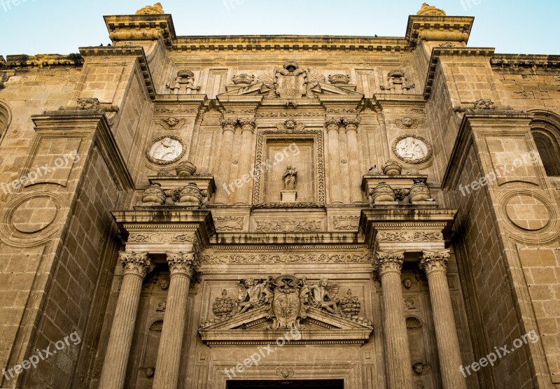 Cathedral Fortress Medieval Almeria Architecture