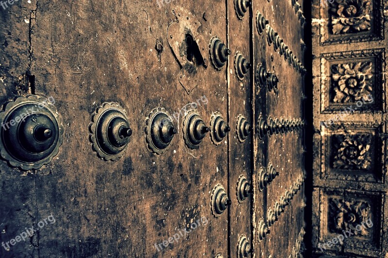 Door Cathedral Architecture Spain Almeria