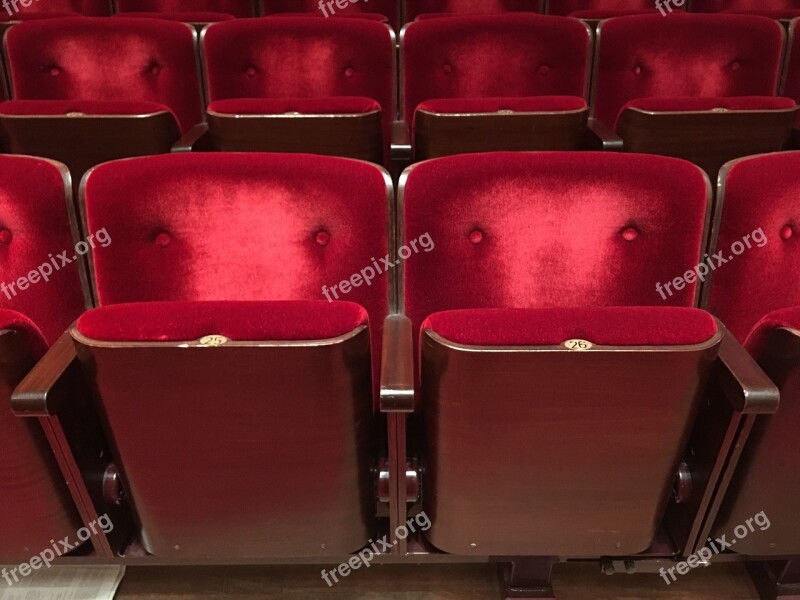 Chairs Plush Cinema Theatre Concert