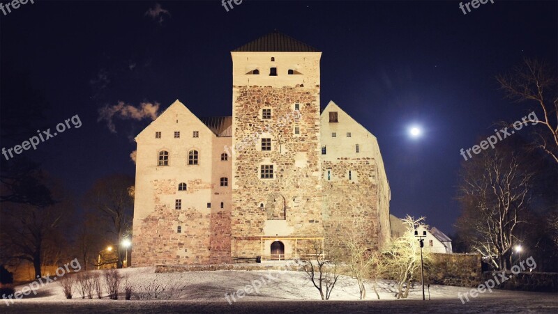 Turku Castle Turku's Castle Port Evening