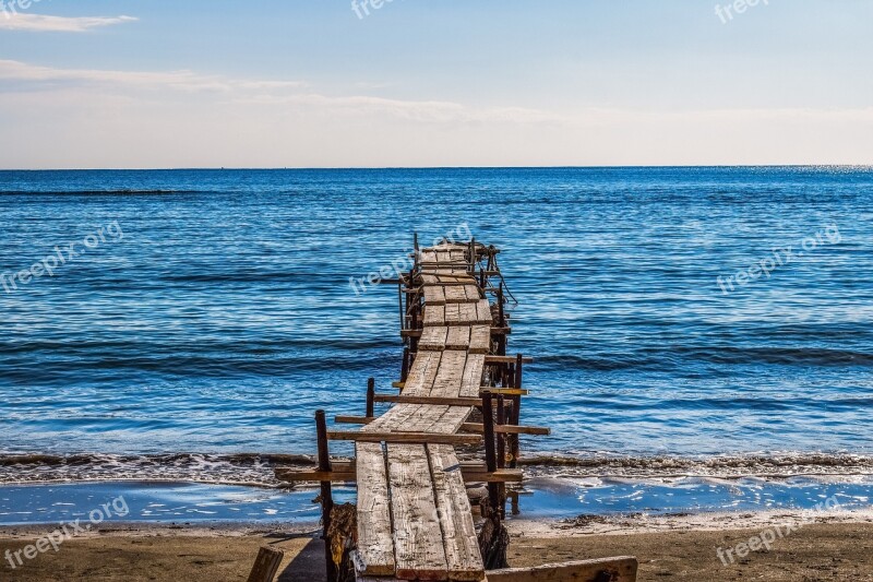 Jetty Dock Pier Beach Sea